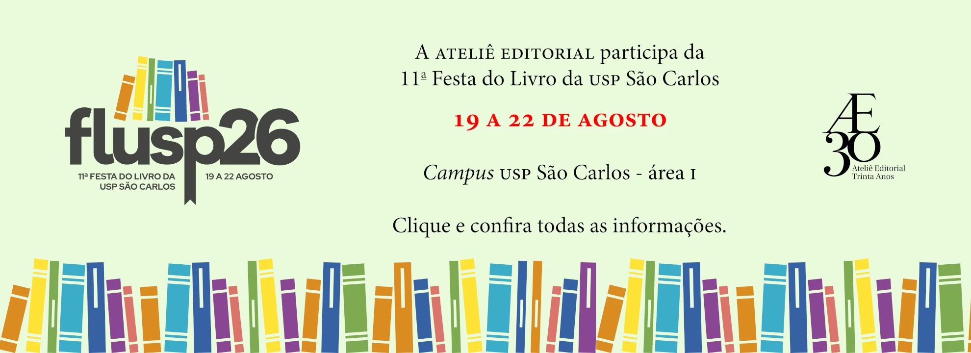 Festa do Livro USP São Carlos - banner 1980-720
